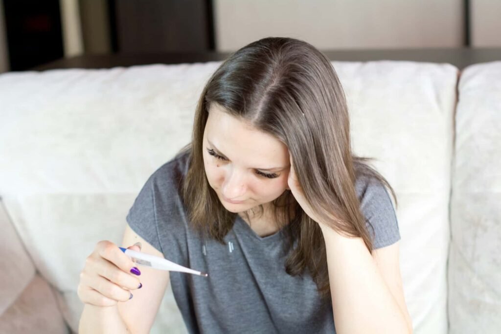 Thermomètre symptothermique pour observer le retour de l'ovulation après arrêt de la pilule
